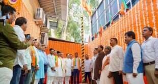 भाजपा स्थापना दिन प्रदेश कार्यालयात साजरा
