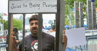 Baloch and Pashtun activists protested during Shahbaz Sharif's address and staged a demonstration outside the UN complex.